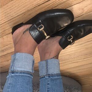 Steve Madden leather mules